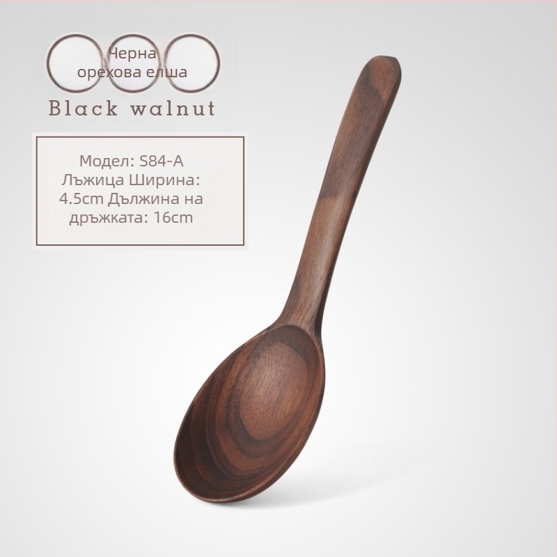 Кръгла акациева дървена купа – ретро луксозен стил посуда за сервиране, с печатано лого, неподходяща за микровълнова