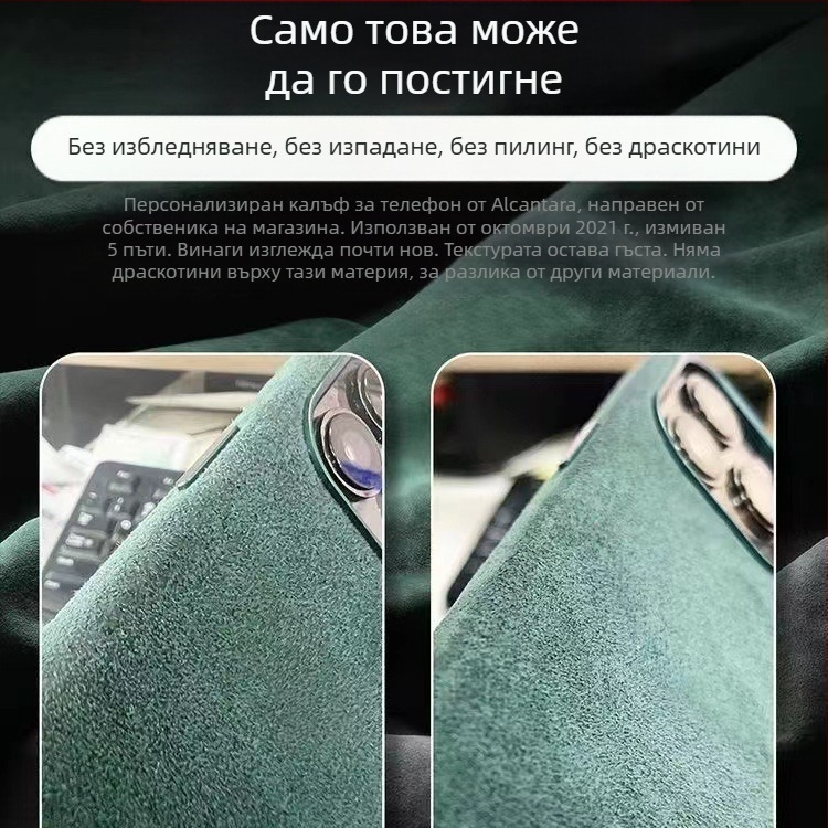 Автомобилен NFC картодържател от суеде, кожен калъф за карти за идентификационни и достъпни карти, с връв за ключове; марка Morning and Twilight; персонализиране налично