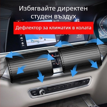 ABS пластмасова защита за директен въздушен поток от климатика на автомобила, монтирана в колата, за бебета