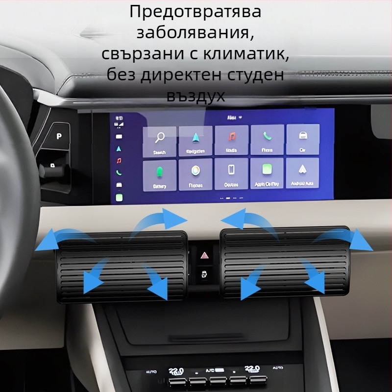 ABS пластмасова защита за директен въздушен поток от климатика на автомобила, монтирана в колата, за бебета