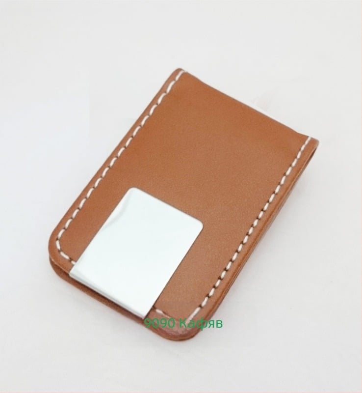 Магнитен клип за банкноти, унисекс, PU кожа, 1 сгъвка, експозиционен отвор, вертикална квадратна форма, модели HC-8833/HC-8844/HC-9090