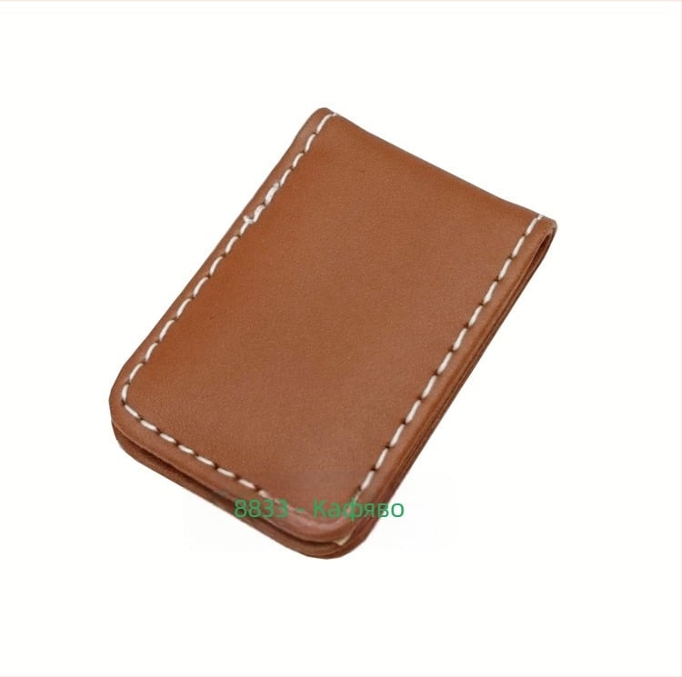 Магнитен клип за банкноти, унисекс, PU кожа, 1 сгъвка, експозиционен отвор, вертикална квадратна форма, модели HC-8833/HC-8844/HC-9090