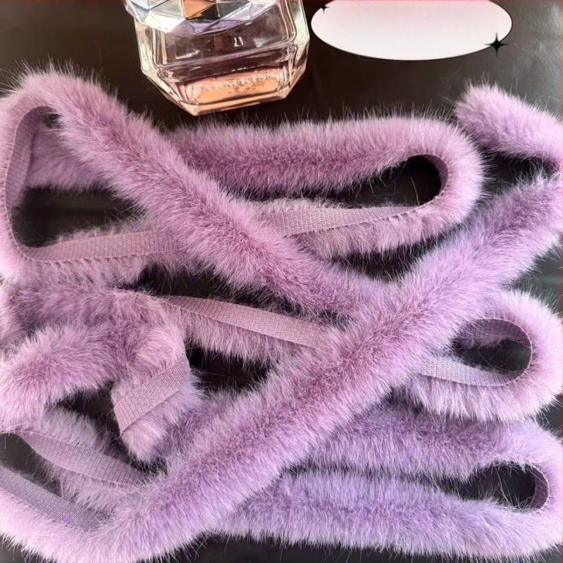 Имитирани ленти от изкуствена норова козина за DIY – суров ръб, декор за дрехи