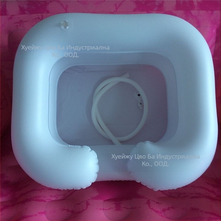 Qiao Ba PVC надуваема мивка за измиване на коса в леглото – преносима за бременни жени