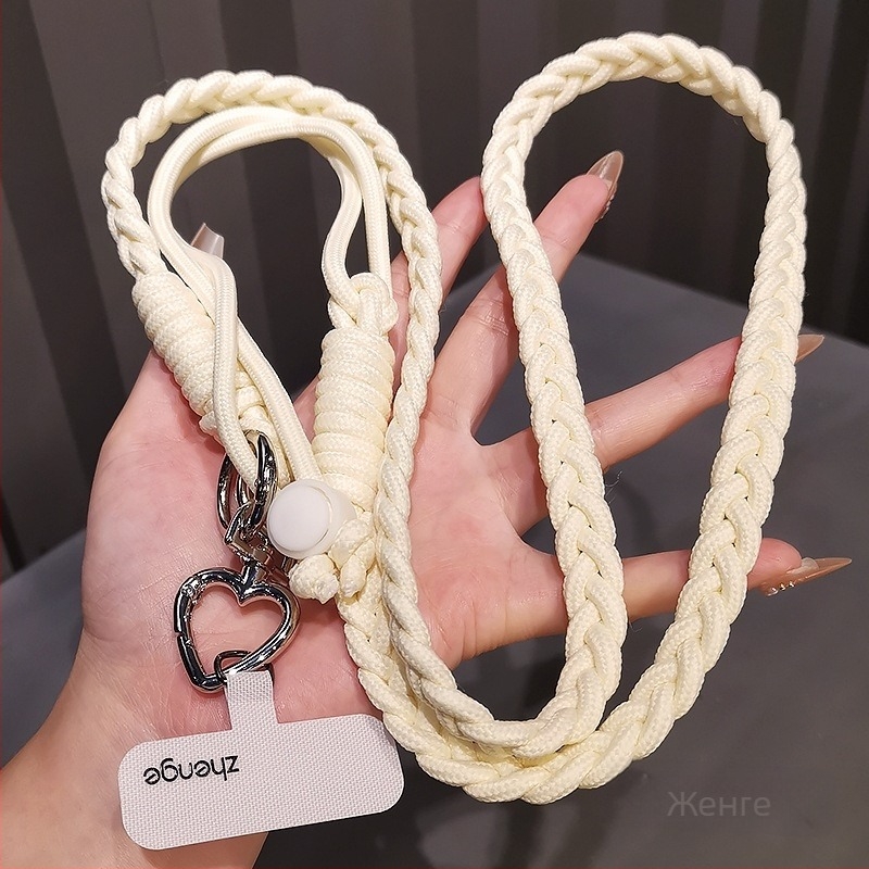 Женска презрамка за телефон с регулируемо кръстосано носене, ръчна изработка, мултифункционална, геометрична висулка, Jane Grids