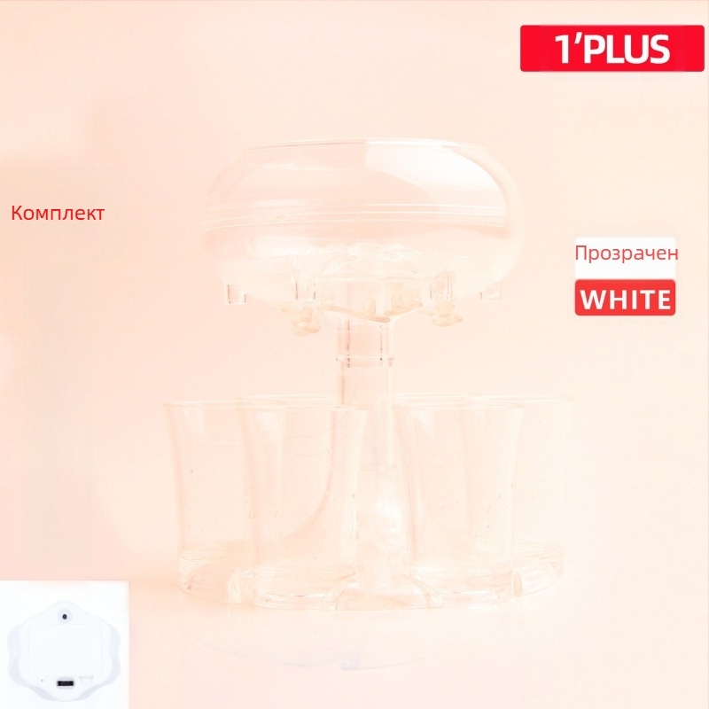 Уреди за вино PMMA, модерен минималистичен стил, комплект 1 бр., с лого