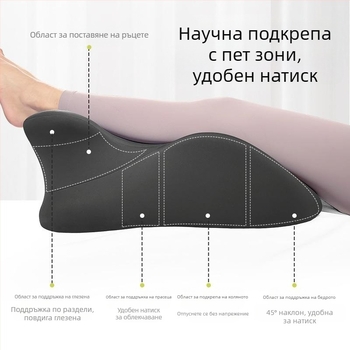 Двойна възглавница за легло с ядро от паметна пяна, калъф от памук, модерен минималистичен стил