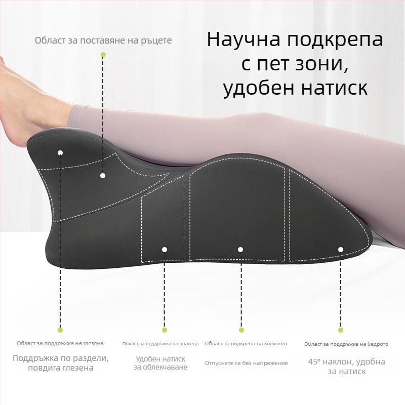 Двойна възглавница за легло с ядро от паметна пяна, калъф от памук, модерен минималистичен стил