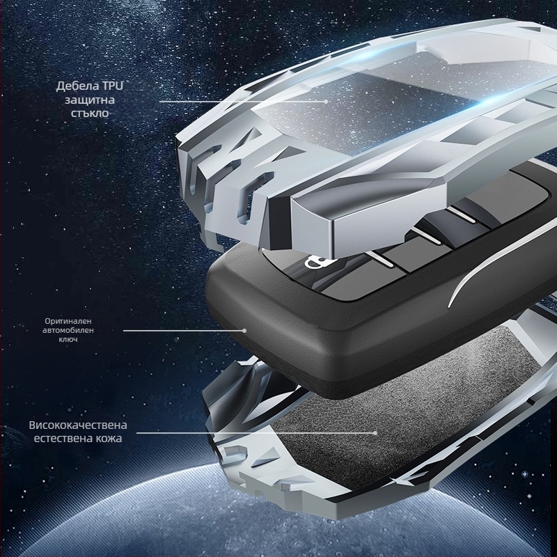 Бронезащитен кейс за ключове за Toyota – цинков сплав, модерен стил, модели YA0038/YA0039