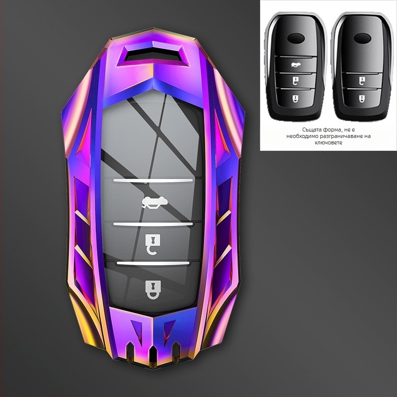 Бронезащитен кейс за ключове за Toyota – цинков сплав, модерен стил, модели YA0038/YA0039