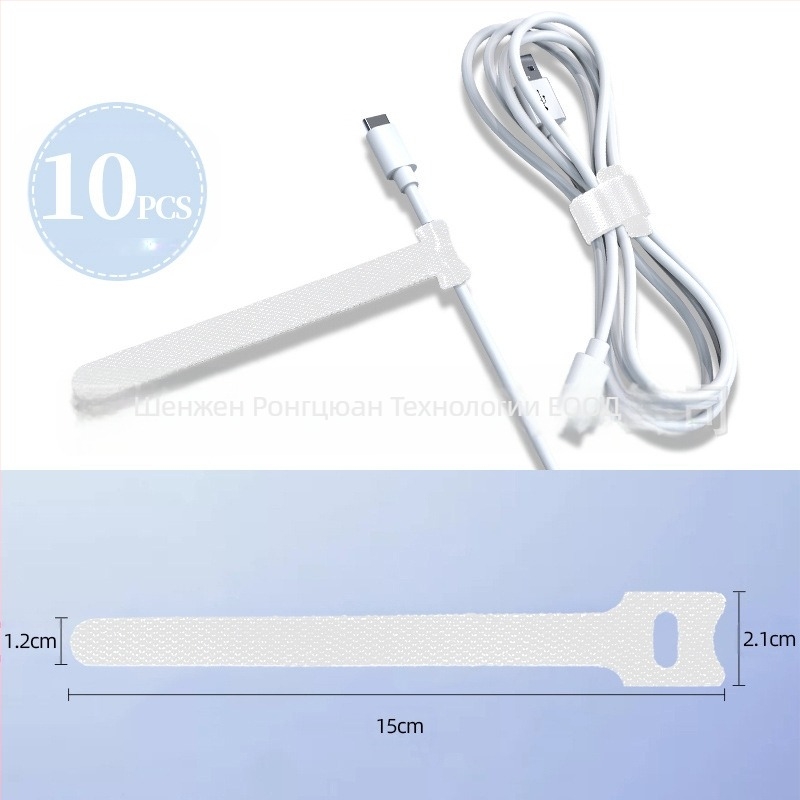 Навивател за кабели и бюро организатор – Комбиниран комплект, материали: TPR, diving material, TPE, nylon, силикагел; подходящ за кабели за данни и проводници