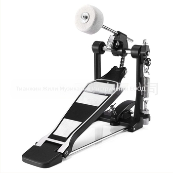 NS Алуминиев педал за барабанен комплект за бас барабан, единичен педал, аксесоар за барабани