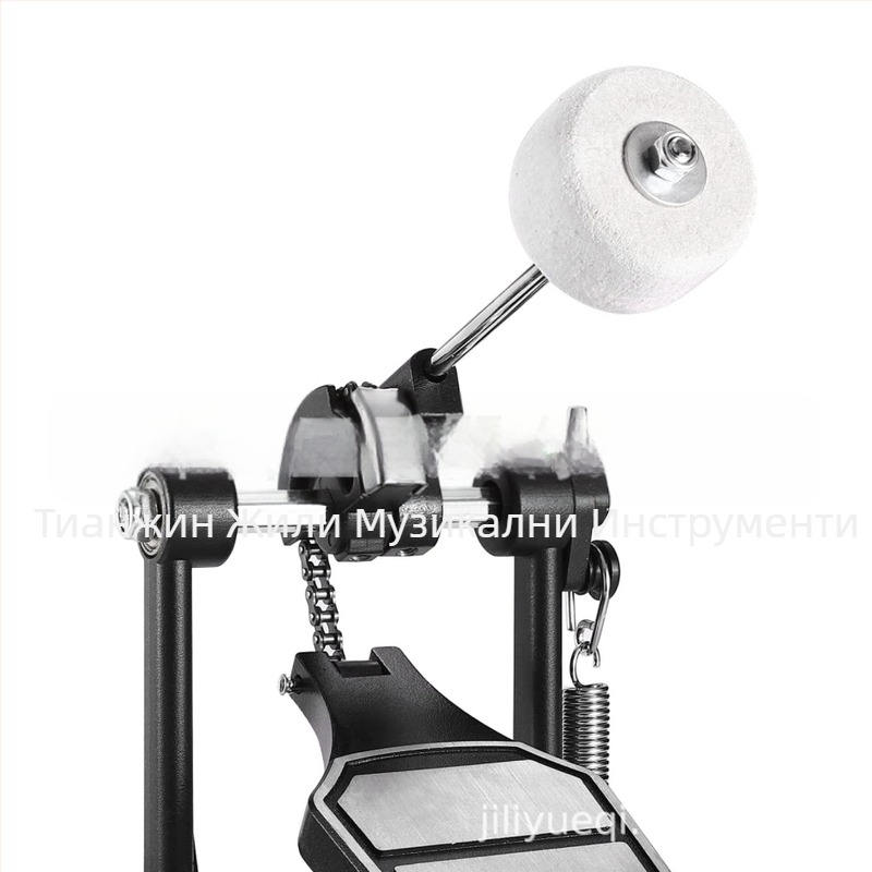 NS Алуминиев педал за барабанен комплект за бас барабан, единичен педал, аксесоар за барабани