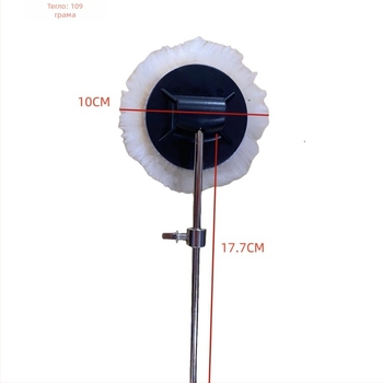 wsmith Чук за педал на барабан – кръгла глава от вълна за барабанен сет