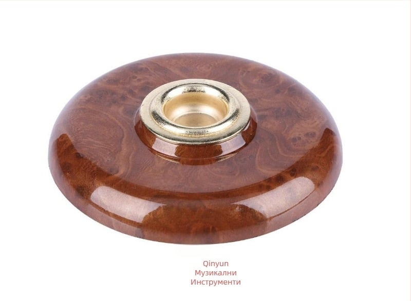 Huimin антихлъзгаща подложка за виолончело с гумена основа, имитация на клен с рисунък птичи очи