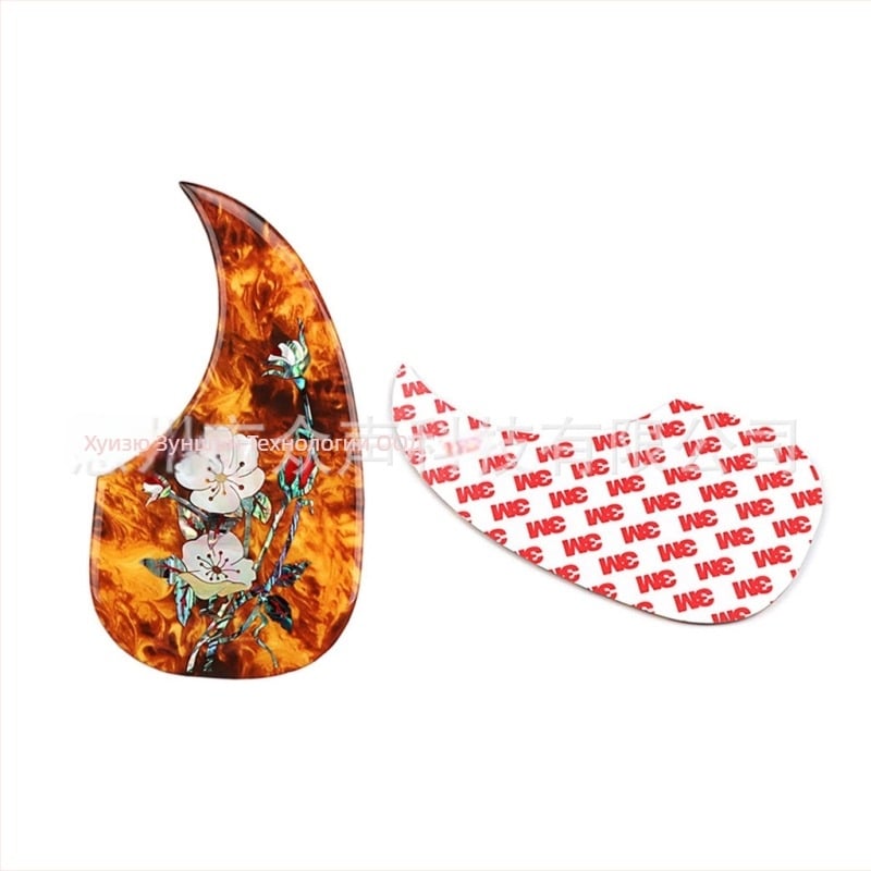 Пикгард за народна китара, модел GQ459, материал cellulose/PVC, опаковка: пластмасова торба