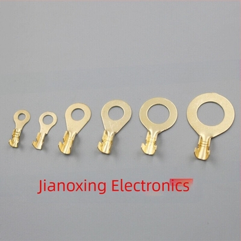 150 броя изолирани медни пръстенни клеми за обжим, кабелни конектори, водоустойчив електрически комплект