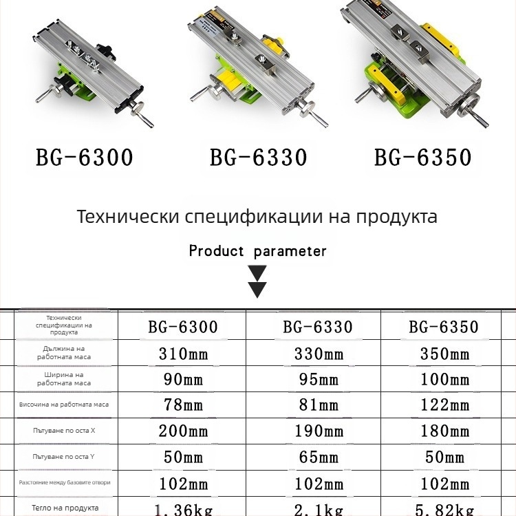 Мини силна прецизна кръстосана маса със захващане (алуминиева сплав; тегло 1800; маса за захващане)