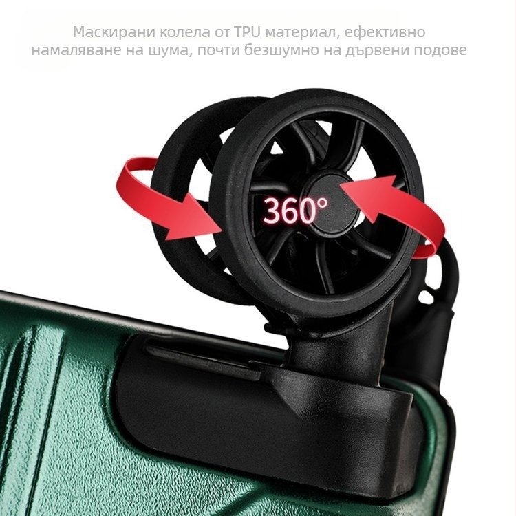Пътуващ кейс-органайзер с алуминиев корпус, ципово затваряне, облицовка ABS+PC, предназначен за майка и дете