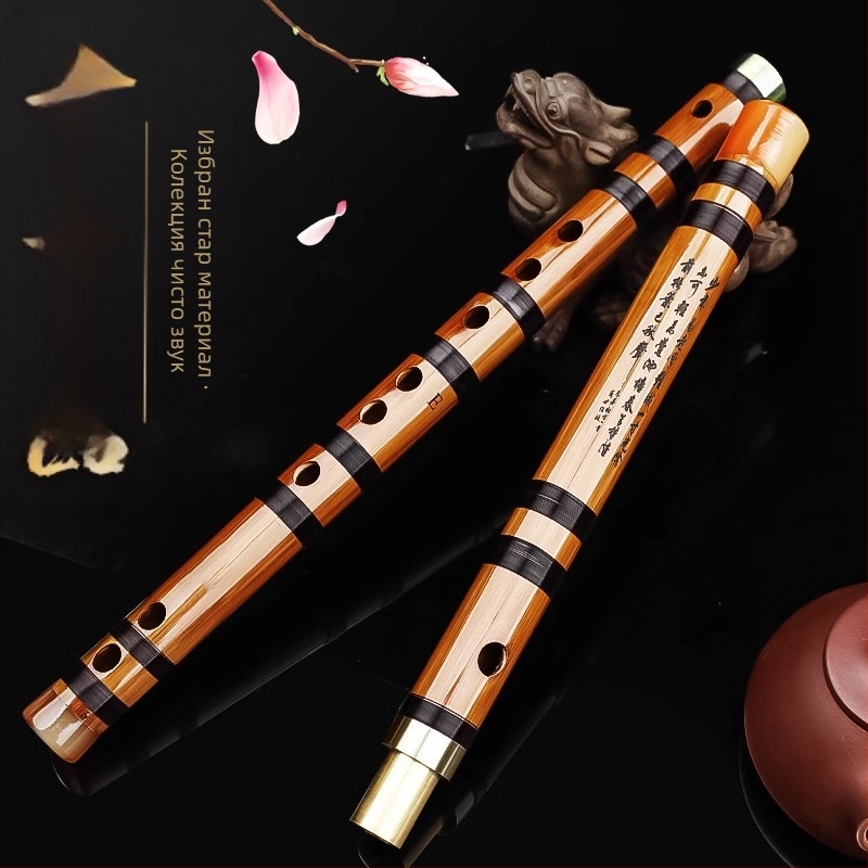 Флейта Dana 882 двусекционна бамбукова с фланелен калъф