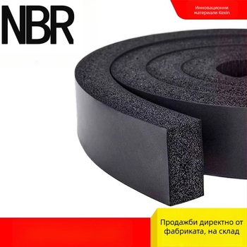 Пожароустойчива изолационна пяна за плочи — затворени клетки, висока еластичност; материал: NBR/EPDM/CR, плътност: 70 кг, дебелина: 5–30 мм