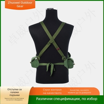 Тактическа жилетка с камуфлажен модел, памучно-смесена материя, унисекс, подходяща за планински туризъм, за всички сезони