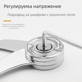 Tongya цинков сплав хидравличен прът за шкафове, модел 138, за шкафове и гардероби, леене под налягане и щамповане
