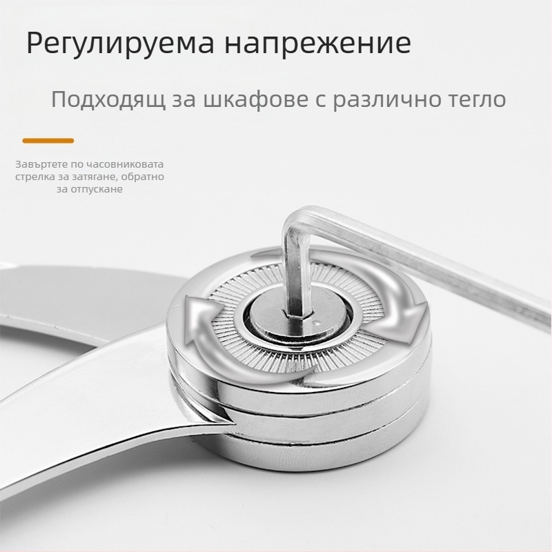 Tongya цинков сплав хидравличен прът за шкафове, модел 138, за шкафове и гардероби, леене под налягане и щамповане