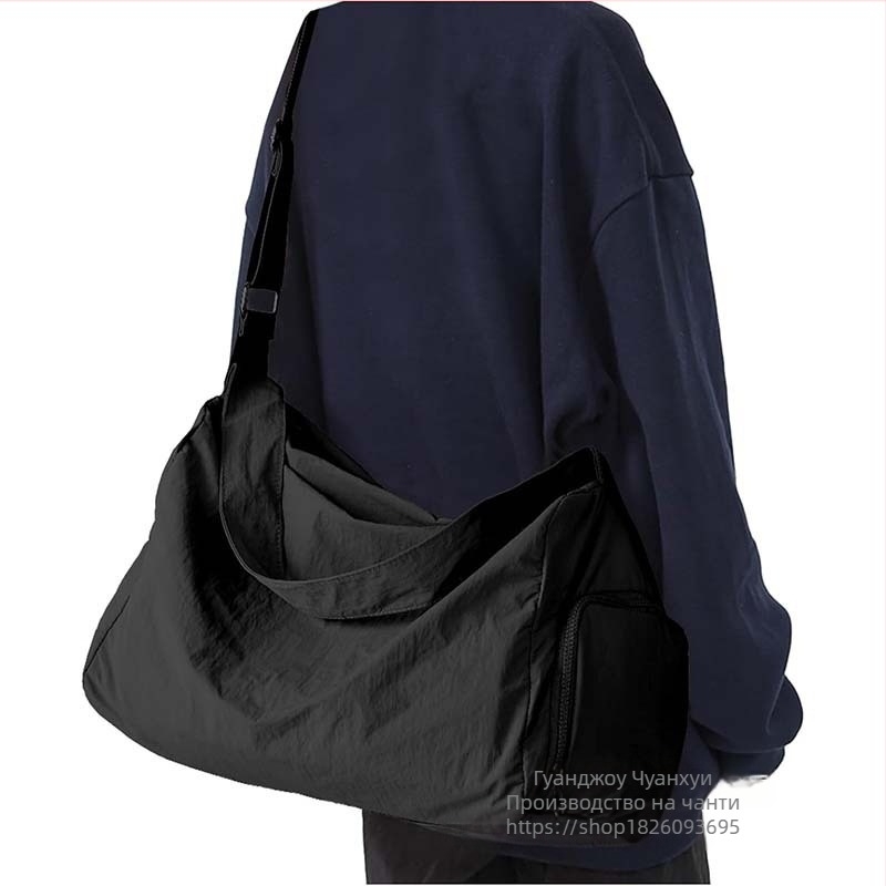 Малък фитнес сак със отделение за обувки, водоустойчив плат Oxford, унисекс, лек, за спорт на открито