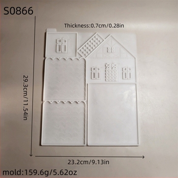 Силиконова форма за декоративни фигури — нерегулярна форма, DIY, форма за печене