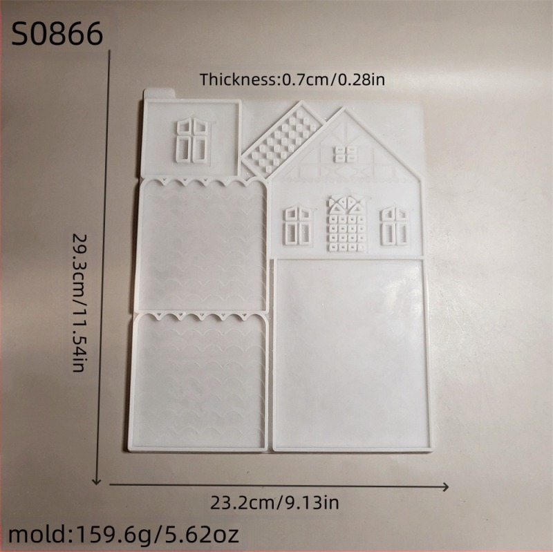Силиконова форма за декоративни фигури — нерегулярна форма, DIY, форма за печене