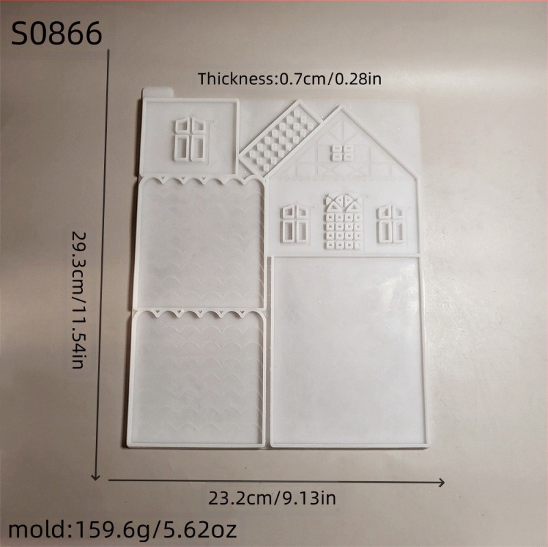 Силиконова форма за декоративни фигури — нерегулярна форма, DIY, форма за печене