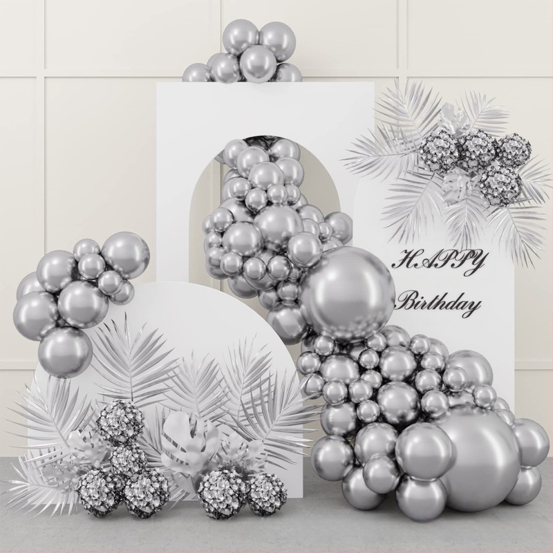 Balloon chain set — марка uabu, стил фестивал, пропс за оформление на площадка, подходящ за Коледа, Свети Валентин, Китайска Нова година