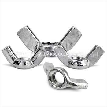 Гайка-крило от 304 неръждаема стомана, гладка повърхност, Changxin GB62 A2-70