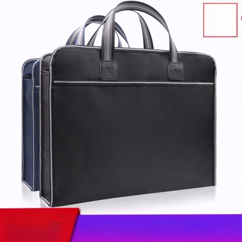 Нейлонов двуслоен офисен калъф за документи – бизнес чанта за командировка
