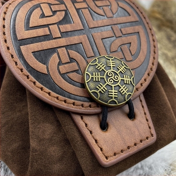 Средновековен COSPLAY реквизит: диск-покет в стил Нордик Викинг, ретро; Марка: Други; Възрастова група: Възрастни; Пролет 2024
