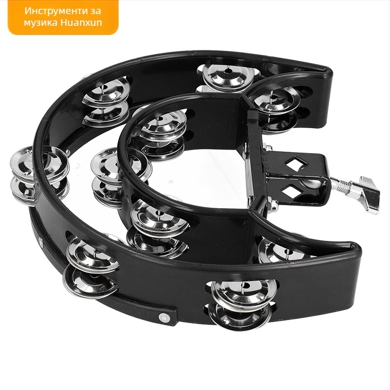 Дрънкалка за барабанен комплект — пластмасова, двойна редица, за деца 4–6 години