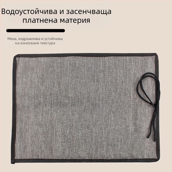 Полиестерна чанта-ролка за четки, вместимост 24 четки (маслени, гуаш и акварел)