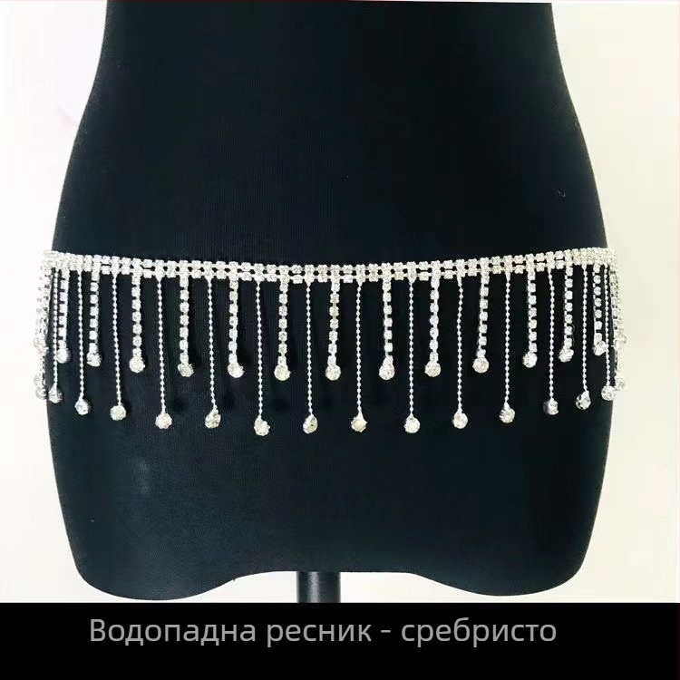 Метална талийна верига, унисекс, модерен стил OL, еднообиколено коланче, за младежи