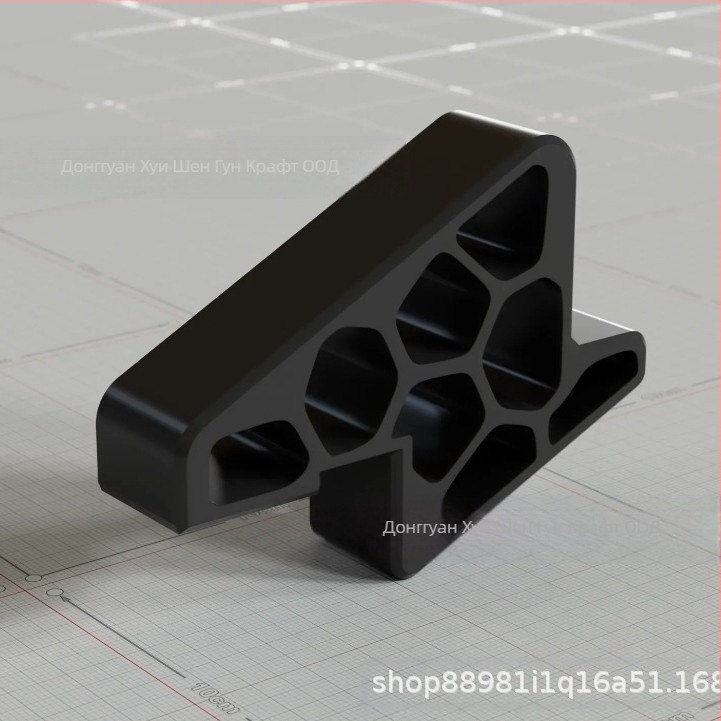 Стопер за балконни врати със релсово заключване — пластмасов, модерен стил
