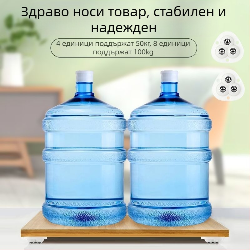 Ролка с лагер, лепящ монтаж – безшумно универсално колело за мебели