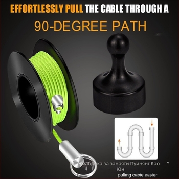 F06 пулър за издърпване на кабели — Модел: f06; Използване: издърпване на кабели/нишки; Приложими параметри на тръбата: общи; Приложими материали на тръбата: общи; Тегло: 130 g