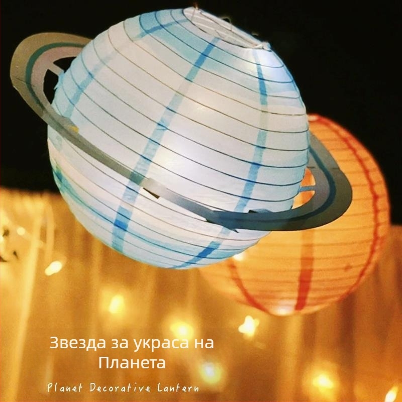 Планетен висящ декор за детска градина и класна стая (пластмаса; марка: Young Pu; възраст: 0-3 години; 3C: Играчки над 14)