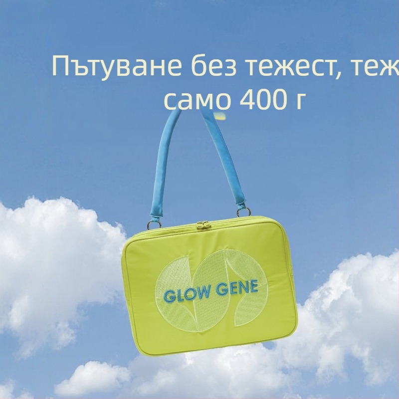Чанта за рамо за лаптоп с IP-дизайн, удароустойчива вътрешна секция, дишаща, водоустойчива и антибактериална полиестерна материя с платнена подплата, унисекс