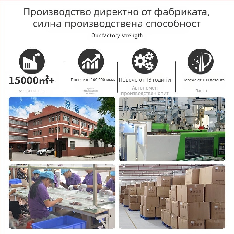 Правоъгълна прозрачна PP пластмасова кутия за бижута и части с 15 отделения, с капак