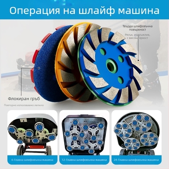 Диамантов шлайф диск със самозалепване за мрамор, гранит и бетон — Chuanxing