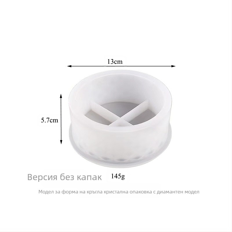 Dance of the Butterfly Силиконова форма за смола – кръгла, лък и диамантен модел за DIY кристални капки