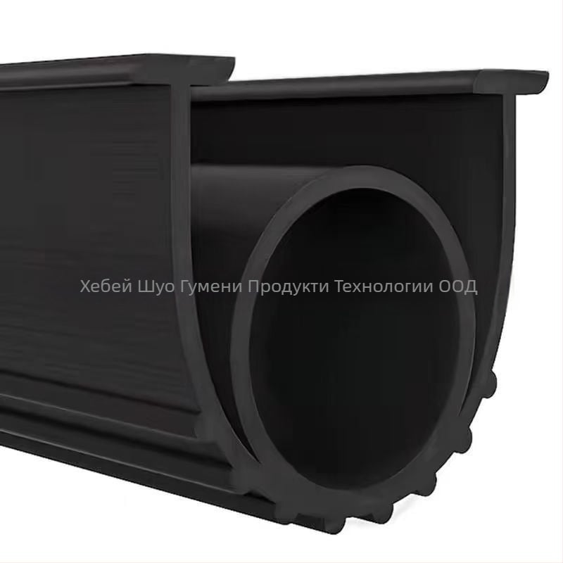 Mhd гумена клип-он лента за уплътнение на гаражни врати, за ролкови врати, прахоозащитна