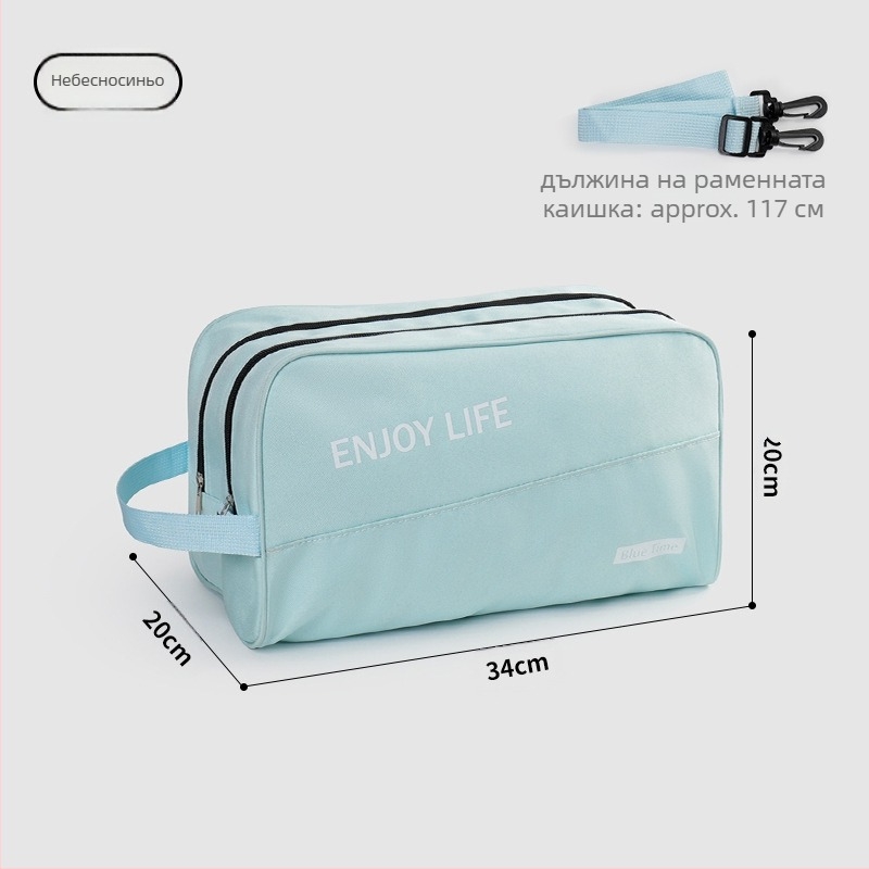 Водоустойчива спортна чанта с висящ дизайн, кубична форма, памук и лен, за пътуване и спорт на открито, стил модерна простота