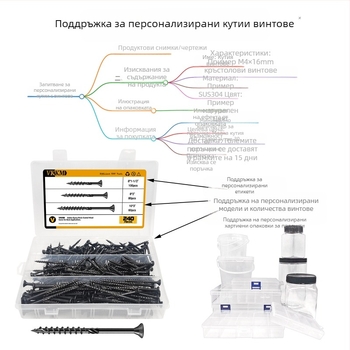 Ключов щифт, железо-углеродна стомана A3, C-тип полуключ, плосък ключ, 100 бр